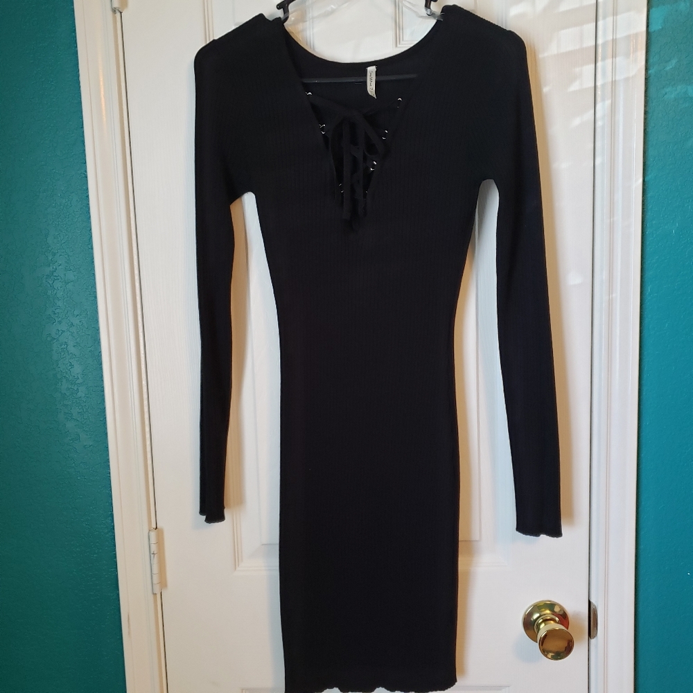 Black Say What? Party Dress